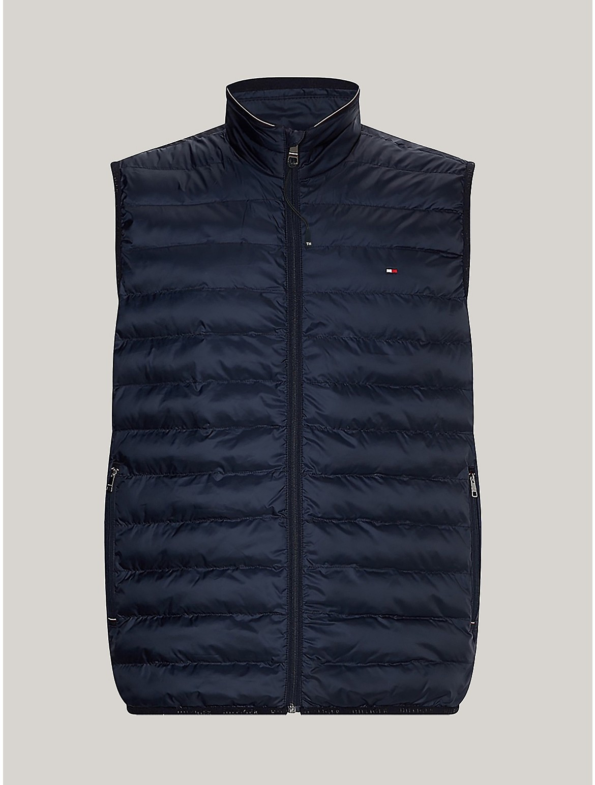 Tommy Hilfiger Men's Lightweight Packable Puffer Vest - Blue - XS | Tommy Hilfiger (US)