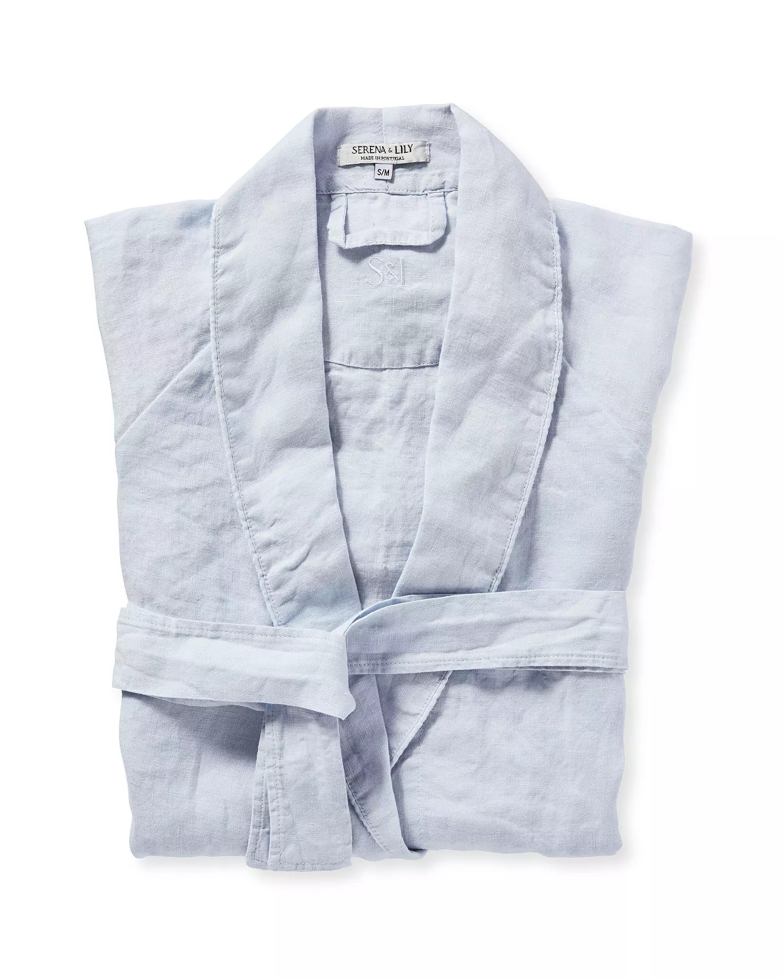 Positano Linen Robe | Serena and Lily