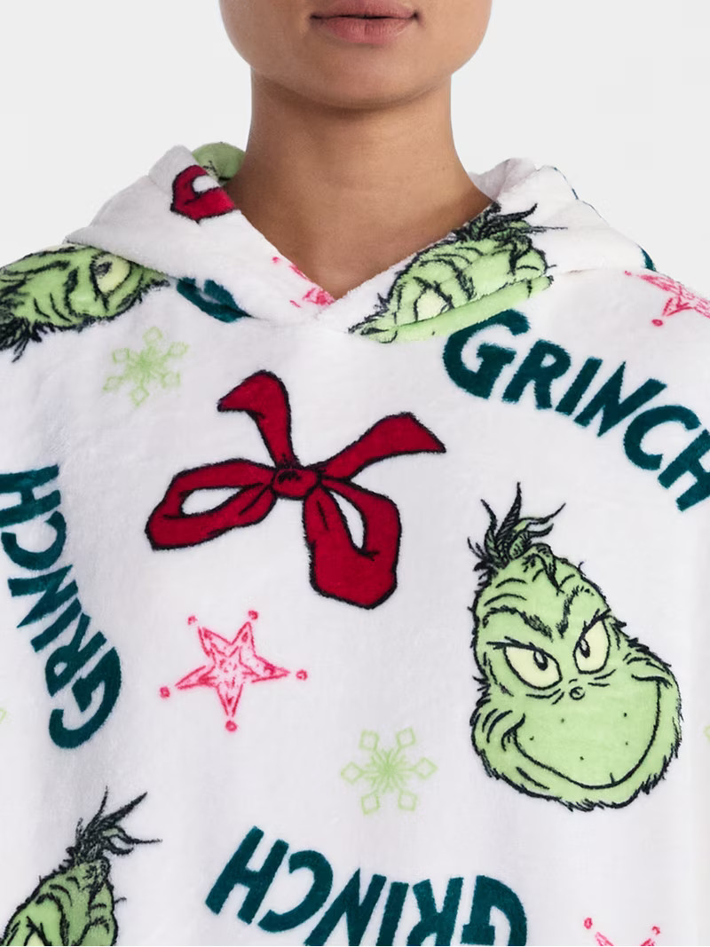 The Grinch Women's Oversized Fleece Hoodie, Sizes XS-3XL | Walmart (US)