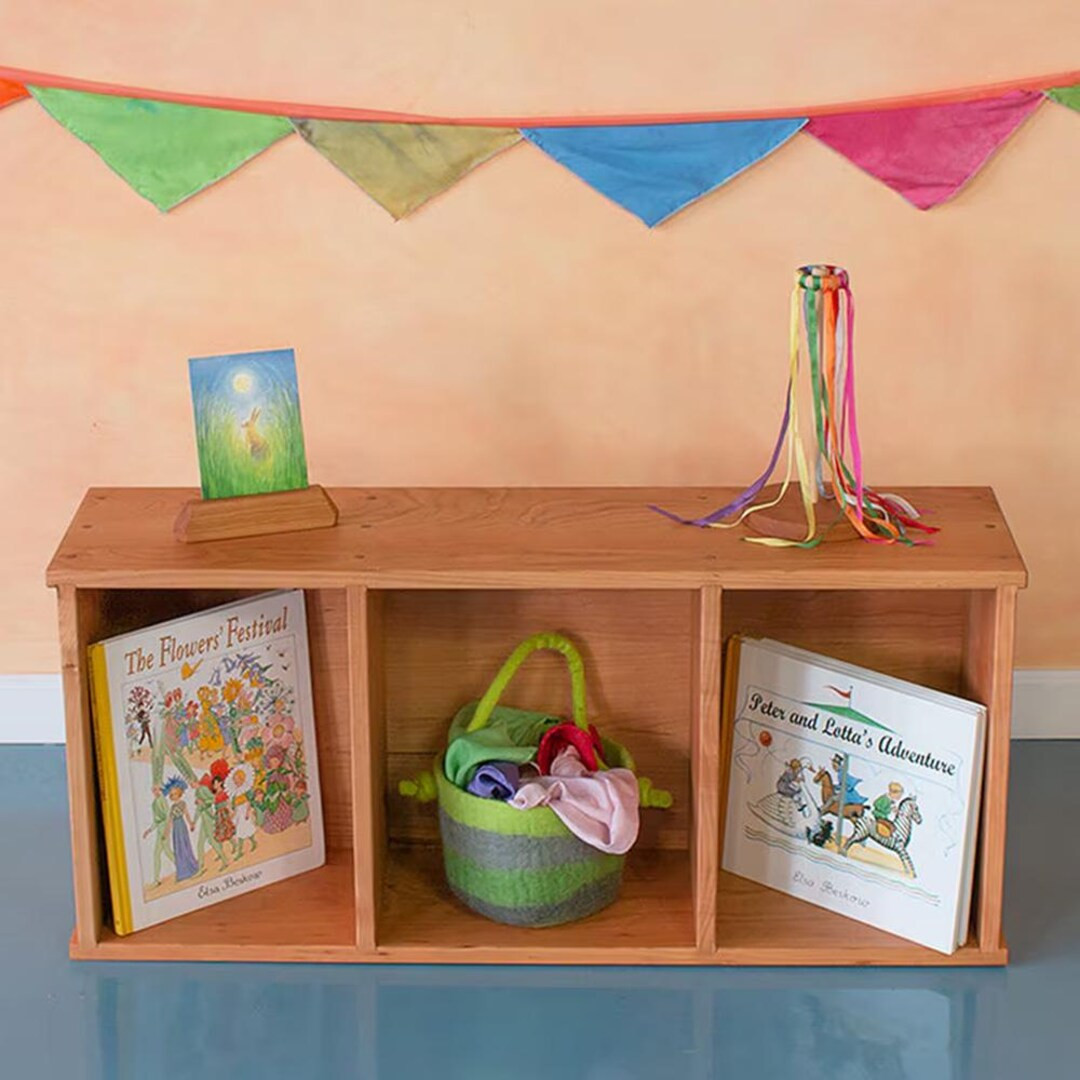 3 Cubby Storage Crate / Bin / Bookcase (with or Without Wheels) - 36 X 10 X 16 Inches - Etsy | Etsy (US)