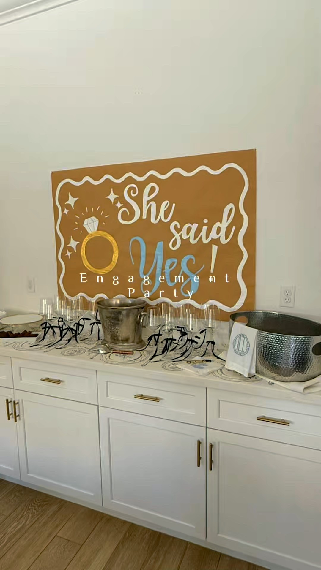 Magical modern engagement party for our little bride to be! #fyp #engaged #wedding #engagementparty #blackandwhite #shesaidyes #sign #partysign #cake #heartcake

#LTKFamily #LTKHome #LTKParties