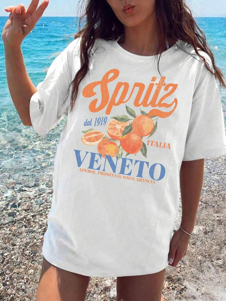 Spritz Comfotable Tshirt | SHEIN