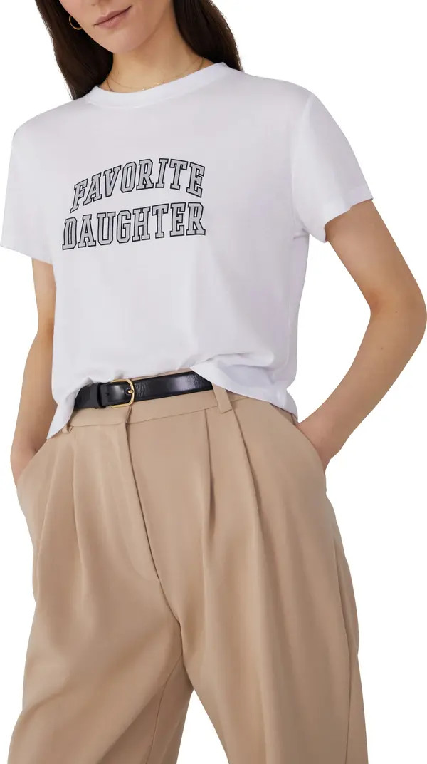 Collegiate Crop Graphic Tee | Nordstrom