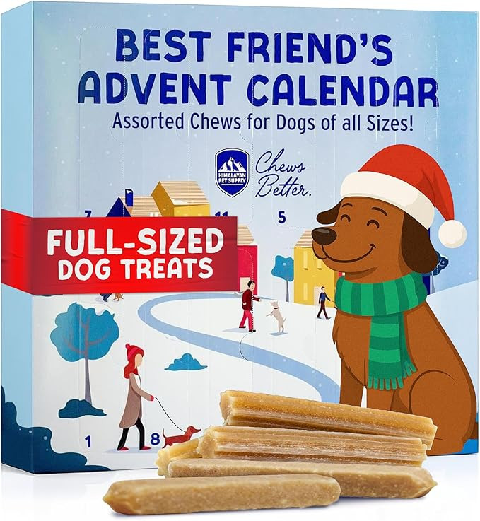 Himalayan Dog Chew Advent Calendar for Pets - Natural Treats Dog Advent Calendar 2025, Flavored Y... | Amazon (US)