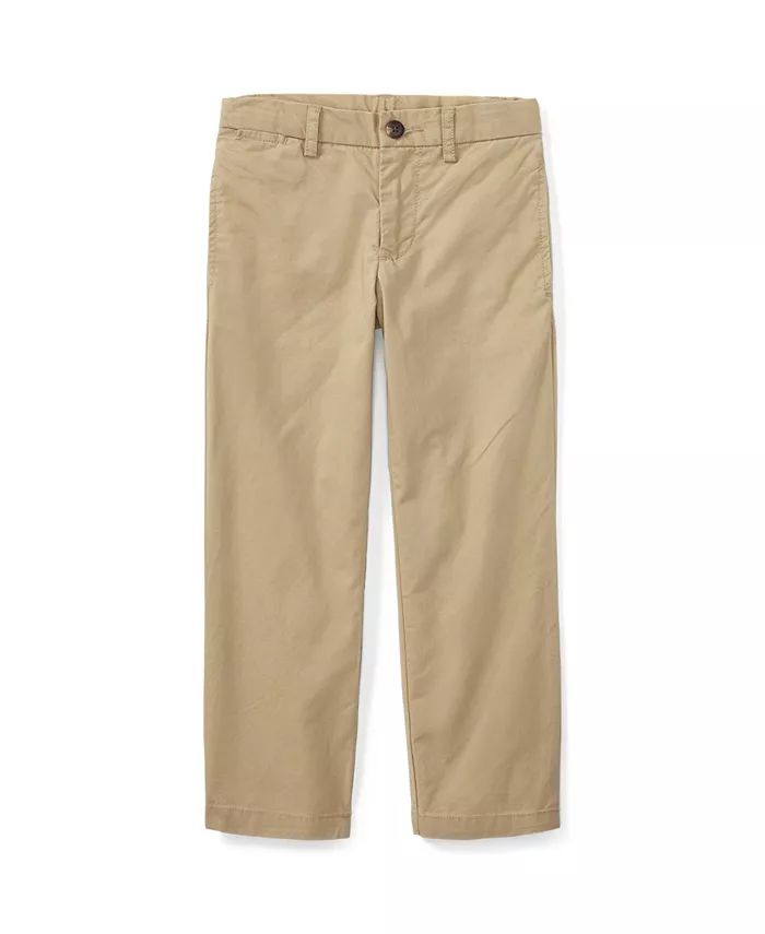 Toddler and Little Boys Straight Fit Twill Pant | Macy's