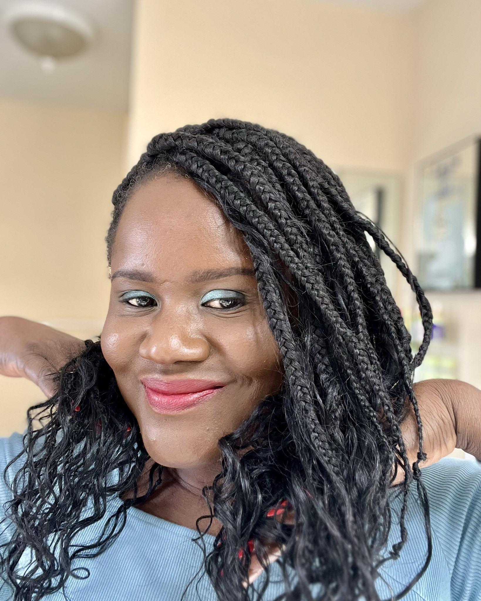 I have used this hair twice already, and by that I mean wash it and used it again. Definitely a keeper! 
#braids #goddessbraids #humanhair 

#LTKmomlife #LTKSeasonal