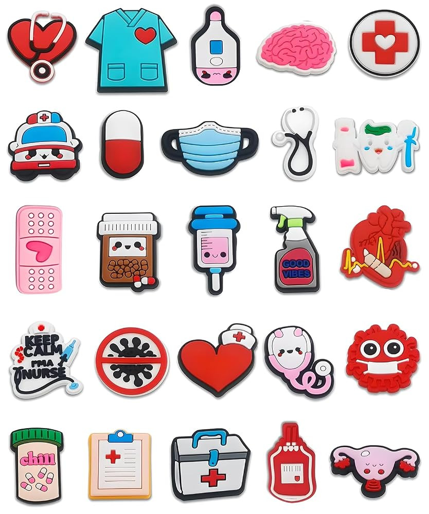 BOWNDY Different Shoe Charms for Clog Decoration,Cute Cartoon Charms Accessories for Gift | Amazon (US)