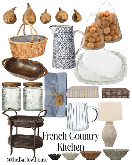 Amazon kitchen finds 

French blue 
French Country Kitchen
Kitchen decor
Blue floral pitcher
Picnic basket
Scalloped ceramic trays
White trays
Glass canisters
Organization
Wicker cocktail cart
Decorative bowls
Serving bowls
Easter table
Spring home decor
New spring decor
Sale items
Amazon finds
Wood tray
Potterybarn style 
Studio McGee style

#LTKfindsunder50 #LTKhome #LTKsalealert