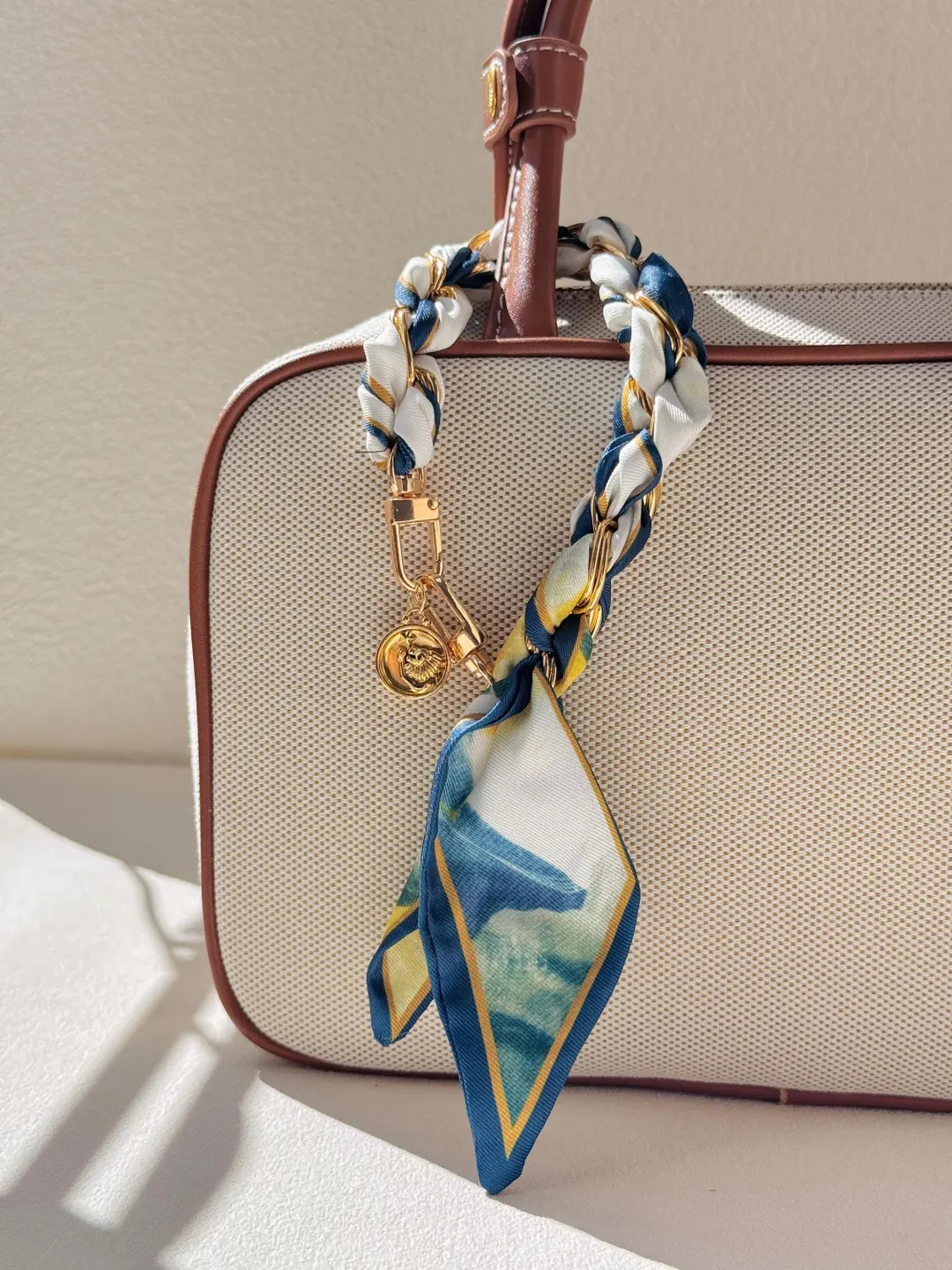 Personalized Handmade Silk Scarf Purse Keychain, Personalized Handbag Charm Keychains, Bag Access... | Etsy (US)