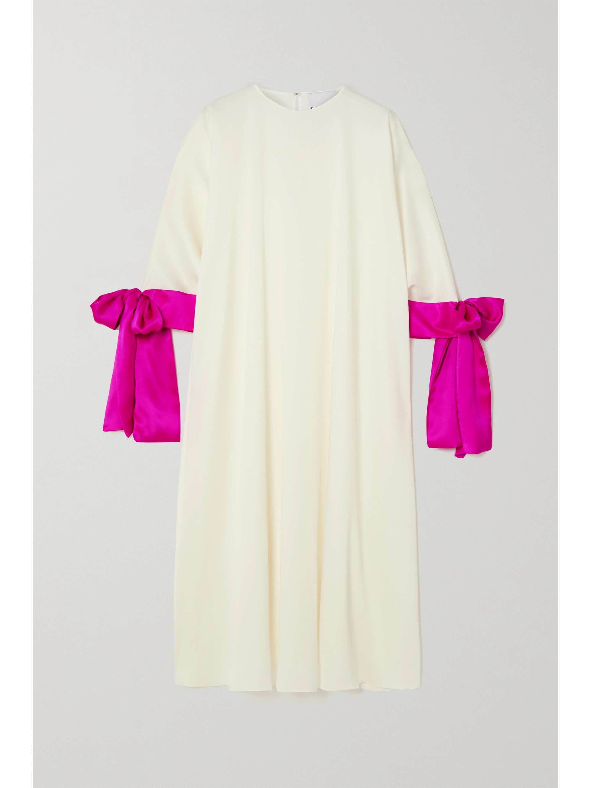 HALPERNTwo-tone satin dress | NET-A-PORTER (US)