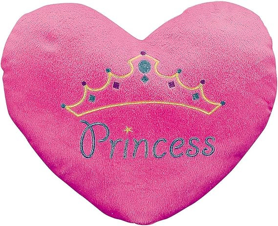 PLUSH PRINCESS HEART PILLOW - Toys - 1 Piece | Amazon (US)