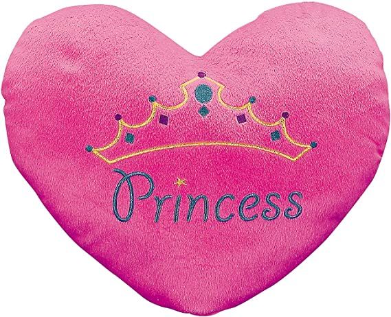 PLUSH PRINCESS HEART PILLOW - Toys - 1 Piece | Amazon (US)