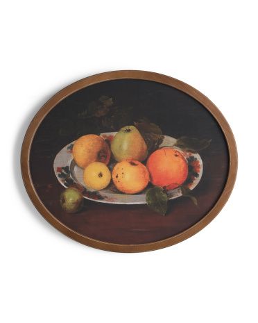 20x24 Oval Fruit Still Life Wall Art | TJ Maxx