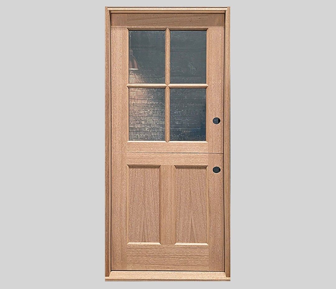 4-Lite Pre-Hung Exterior Dutch Door | Etsy (US)
