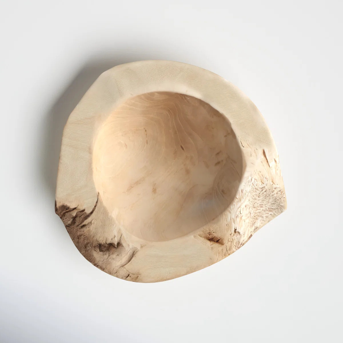 Patina Abstract Teak Wood Decorative Bowl | Wayfair North America