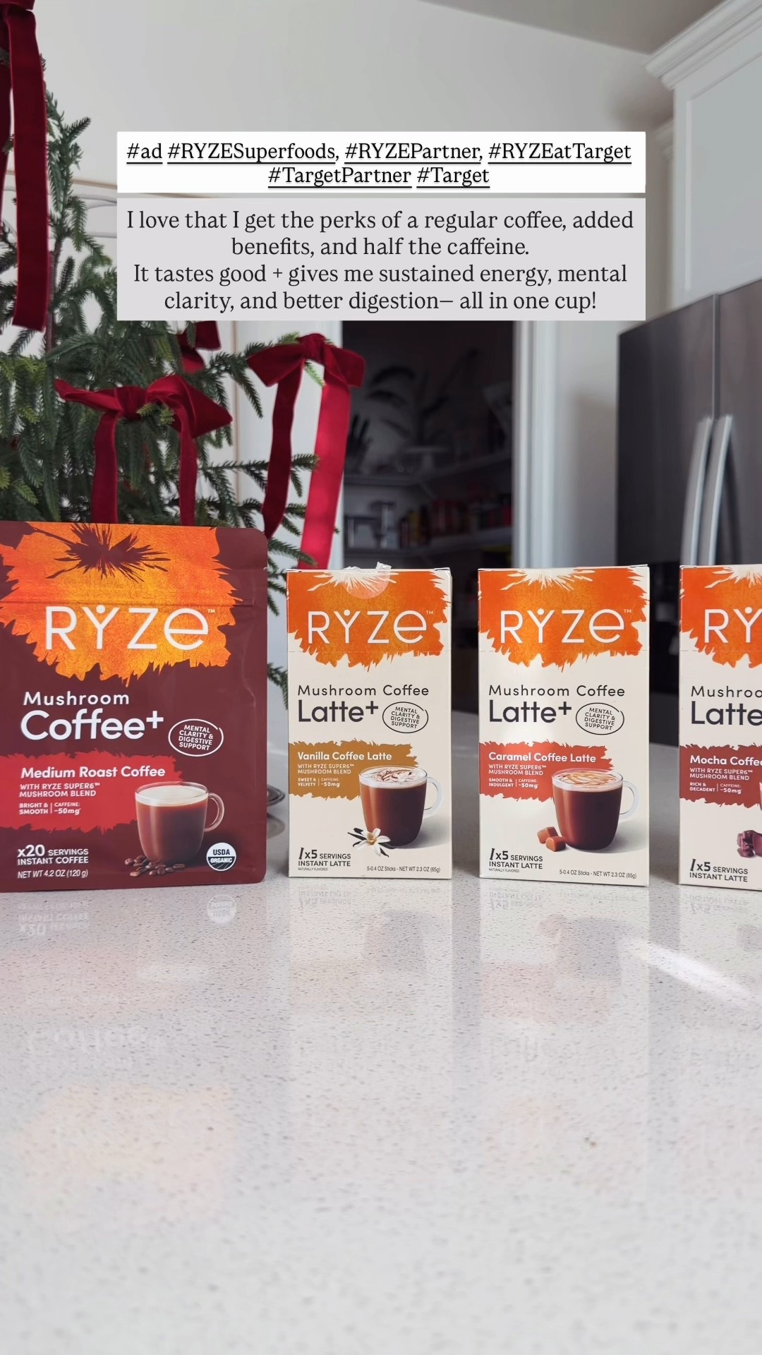 #ad #RYZEPartner Everyone says, “You can’t pour from an empty cup.” But, I’ve learned that what’s actually in your cup matters too. Mid-day (aka nap time) is when I’m most intentional about what I reach for. I added RYZE Mushroom Coffee to my routine and it’s been such an easy upgrade.

One cup gives me steady energy, mental clarity, and better digestion… without the crash. Simple, but it works. #RYZESuperfoods #RYZEatTarget #TargetPartner Target 


#LTKdayinmylife #LTKselfcare #LTKmomlife