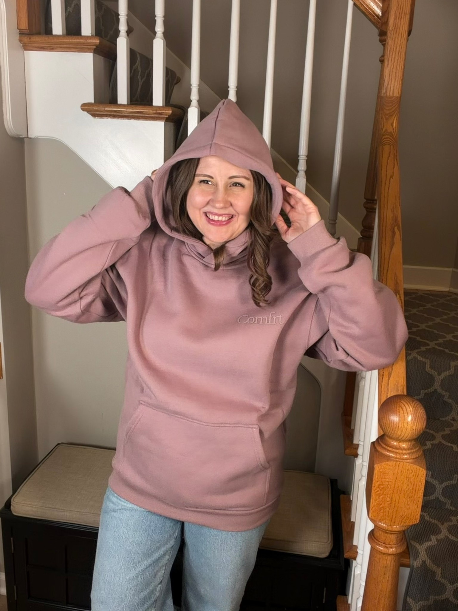 Meet your new favorite cozy layer ☁️💖
This @comfrt hoodie is lightly weighted for that perfect comfy-but-not-too-heavy feel — aka the kind you never want to take off. So soft, so cozy, and SO good for lounging, school runs, travel, and everyday wear 🙌

Even better… they’re on sale right now 🎉
Tons of colors + fun prints to choose from, and you can grab the matching sweats to make it a full cozy set ✨

Linked my hoodie, the matching sweatpants, and a few fave color options on my LTK 🤍

#LTKFinds #LTKFamily #ComfyStyle #CozySeason #LoungewearLove #MatchingSet #MomLifeStyle #EverydayComfort #LTKSale #LTKStyle

#LTKselfcare #LTKootd #LTKMidsize