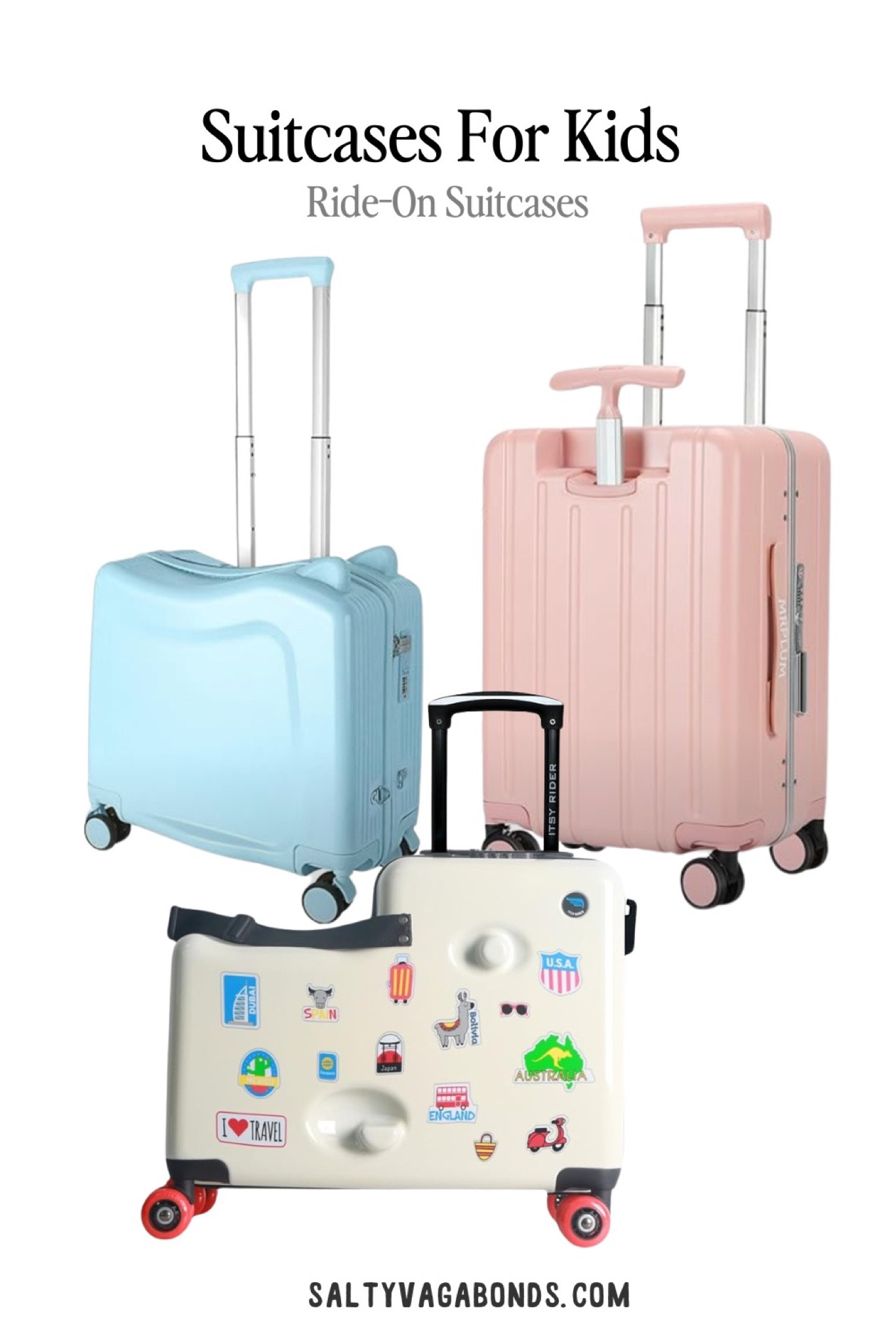 Ride on suitcases for kids can be a LIFE saver in airports when their little legs get tired. So, I found a few cute ones off of Amazon!

Follow for more!



Amazon finds, travel, kids travel, travel suitcase, ride on suitcase, kids ride on suitcase, ride on luggage

#LTKU #LTKTravel #LTKKids