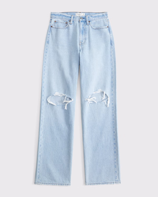 Mid Rise Slouchy Jean | Abercrombie & Fitch (US)