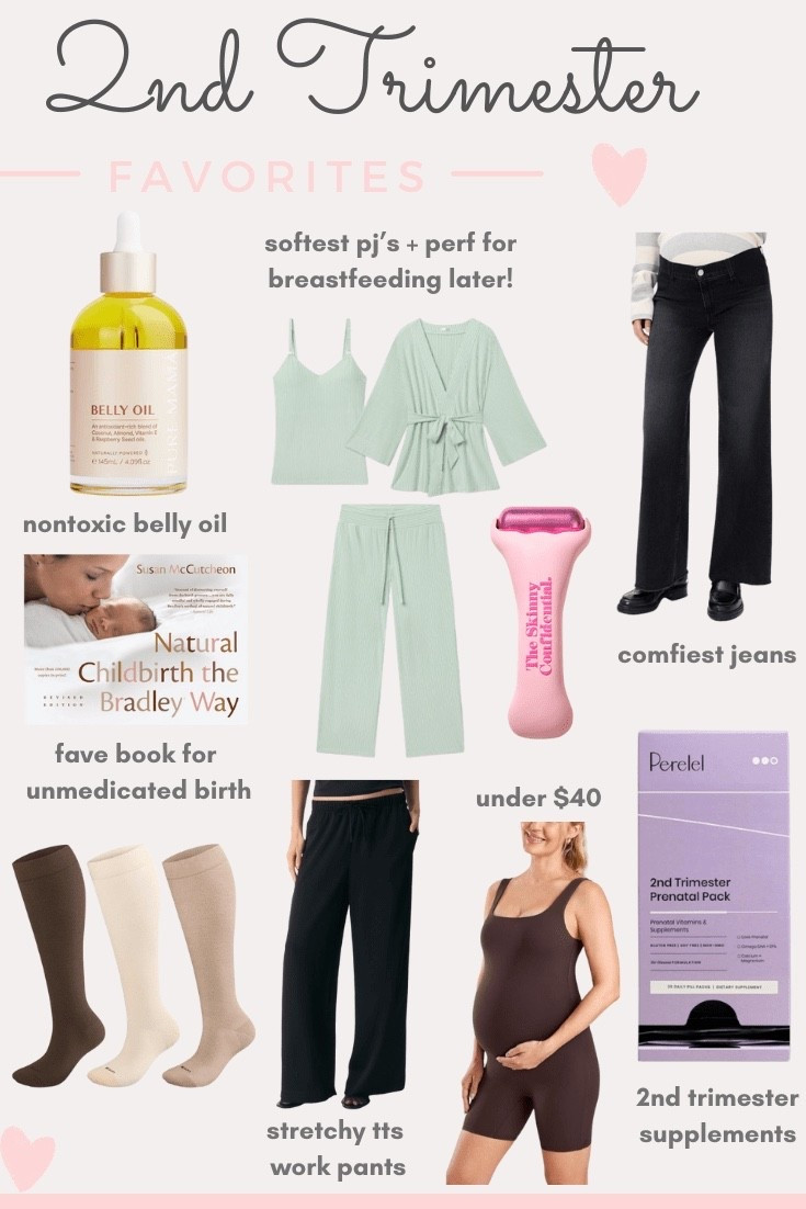 Second Trimester Favorites 🤰🏽💗

Full blog recap: https://thefitdelish.com/my-9-top-second-trimester-must-haves/

#ltkpregnancy #pregnancyfaves #pregnancymusthaves

#LTKmomlife #LTKBump #LTKBaby