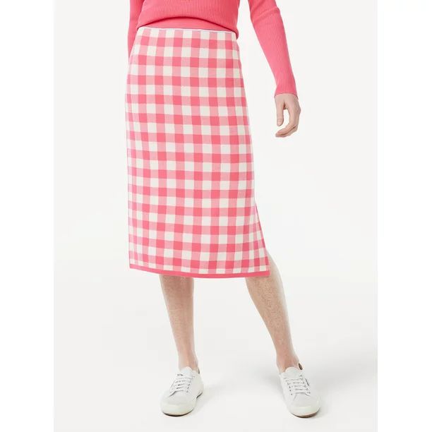 Free Assembly Women's Midi Straight Sweater Skirt | Walmart (US)