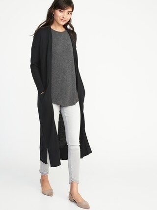 Super-Long Open-Front Duster for Women | Old Navy US