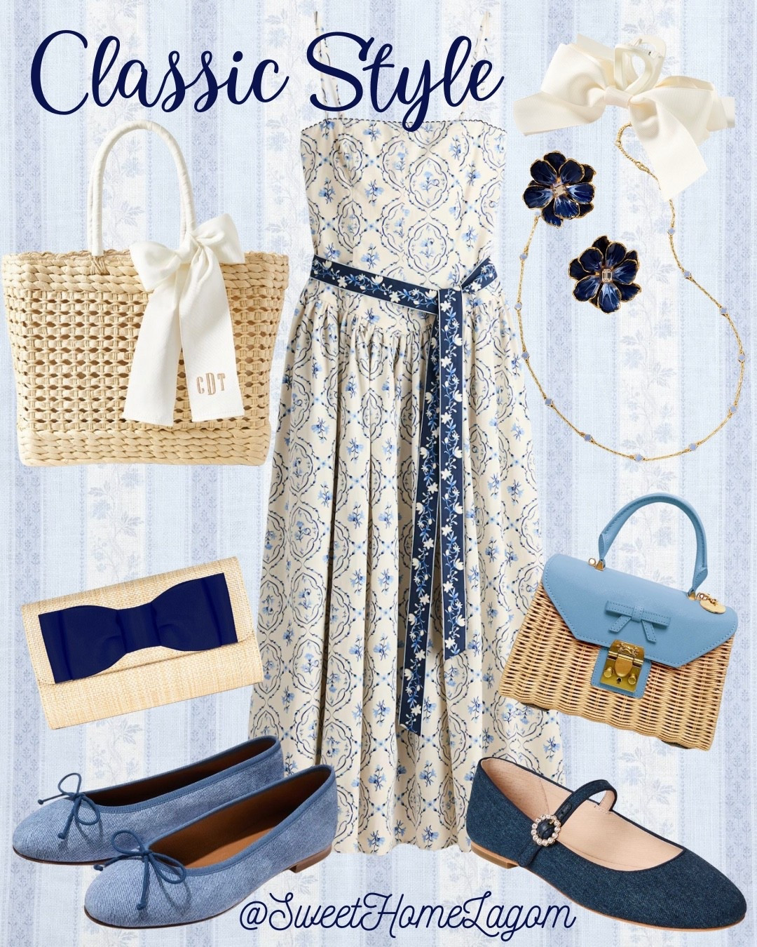 The cutest grandmillennial style dress and it’s only $40!! Blue and white perfection.

#LTKmomlife #LTKSaleAlert #LTKootd