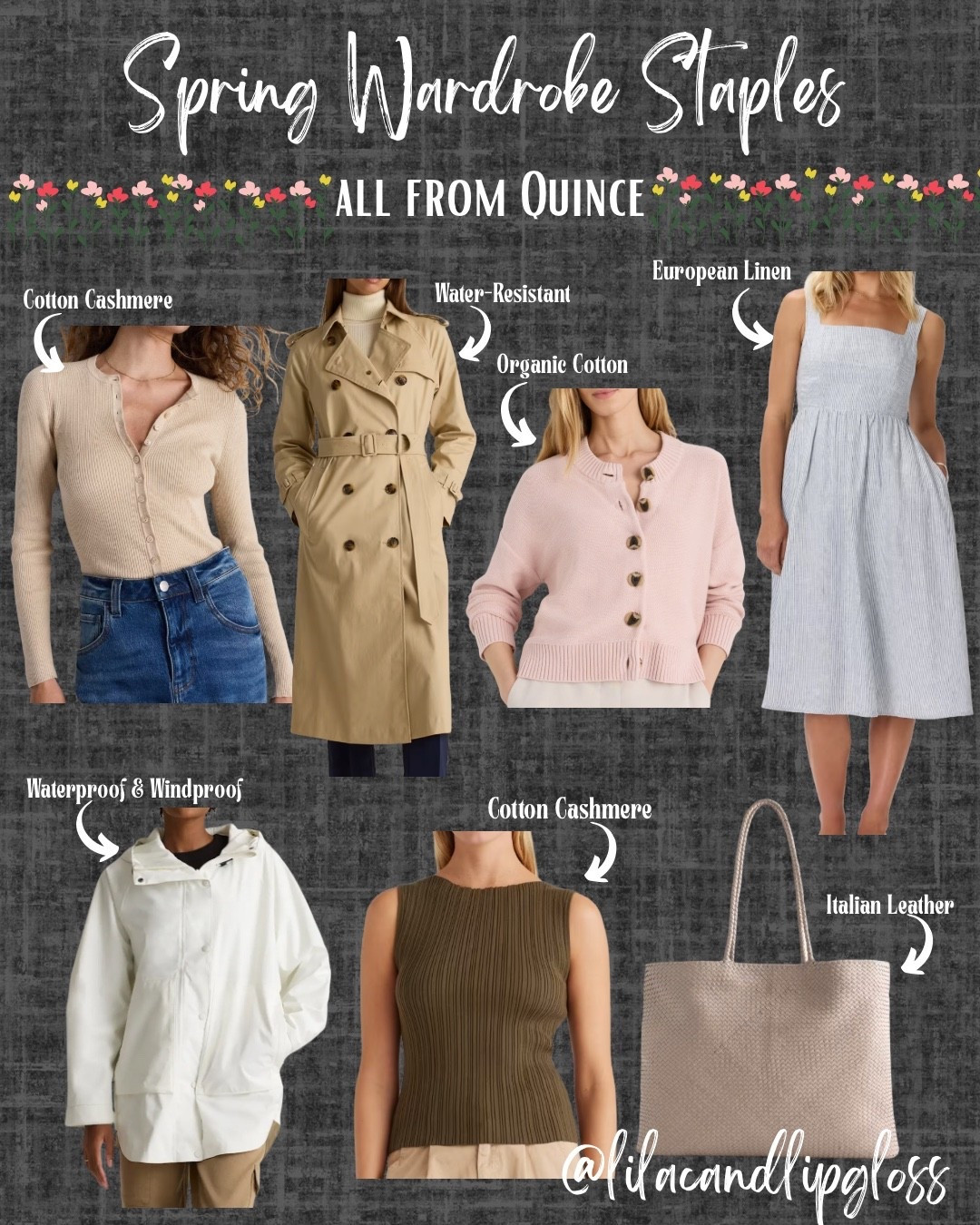 Loving these Quince picks for spring!  Quality pieces at budget-friendly prices! // @quince #quincepartner #LTKFindsunder100 #LTKFindsunder50