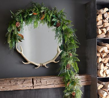 Draping Faux Cedar &amp; Pine Garland | Pottery Barn (US)