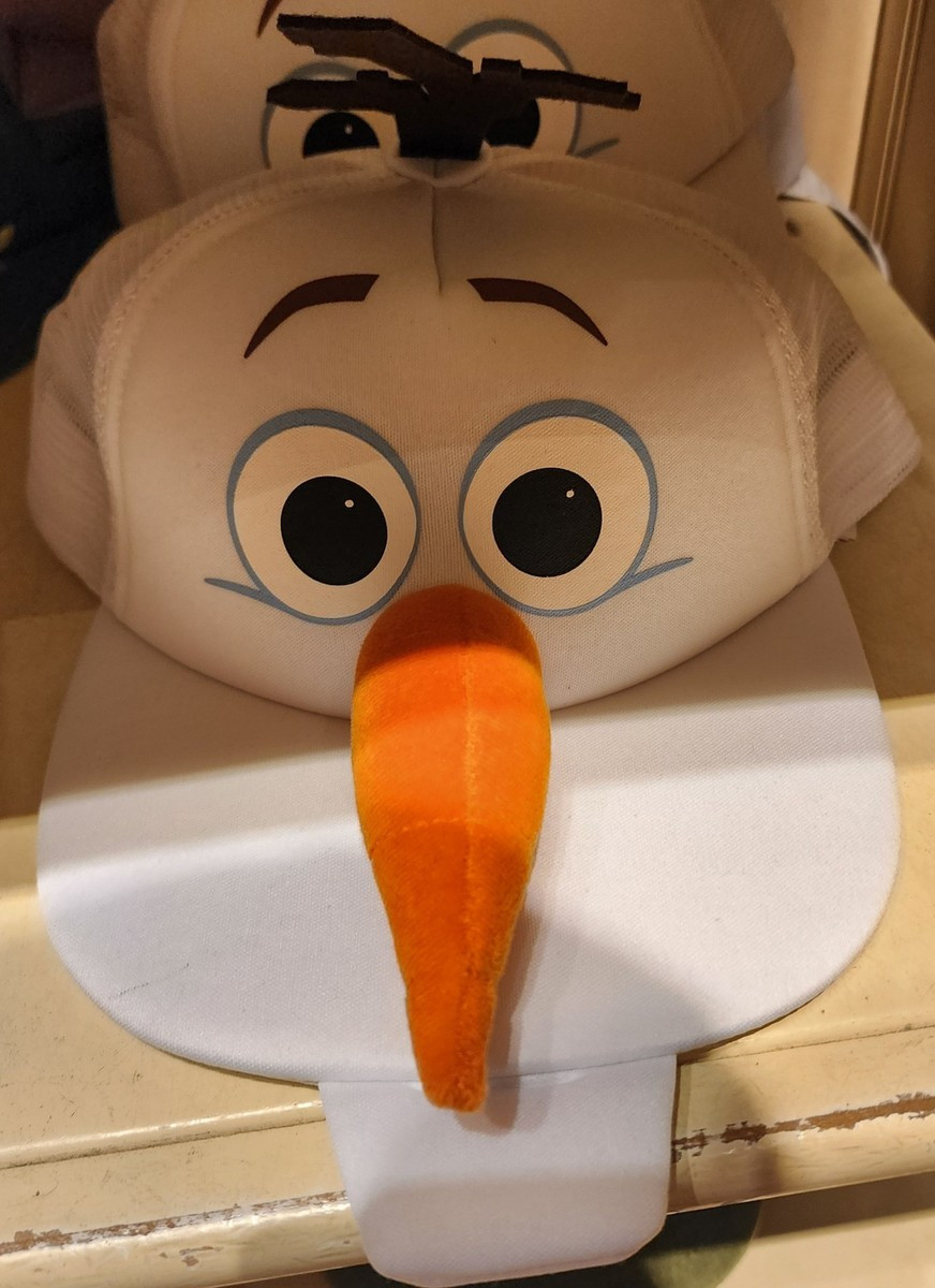 Disney Parks Frozen Movie Olaf Snowman Mesh Character Hat Cap NEW 2025 | eBay US