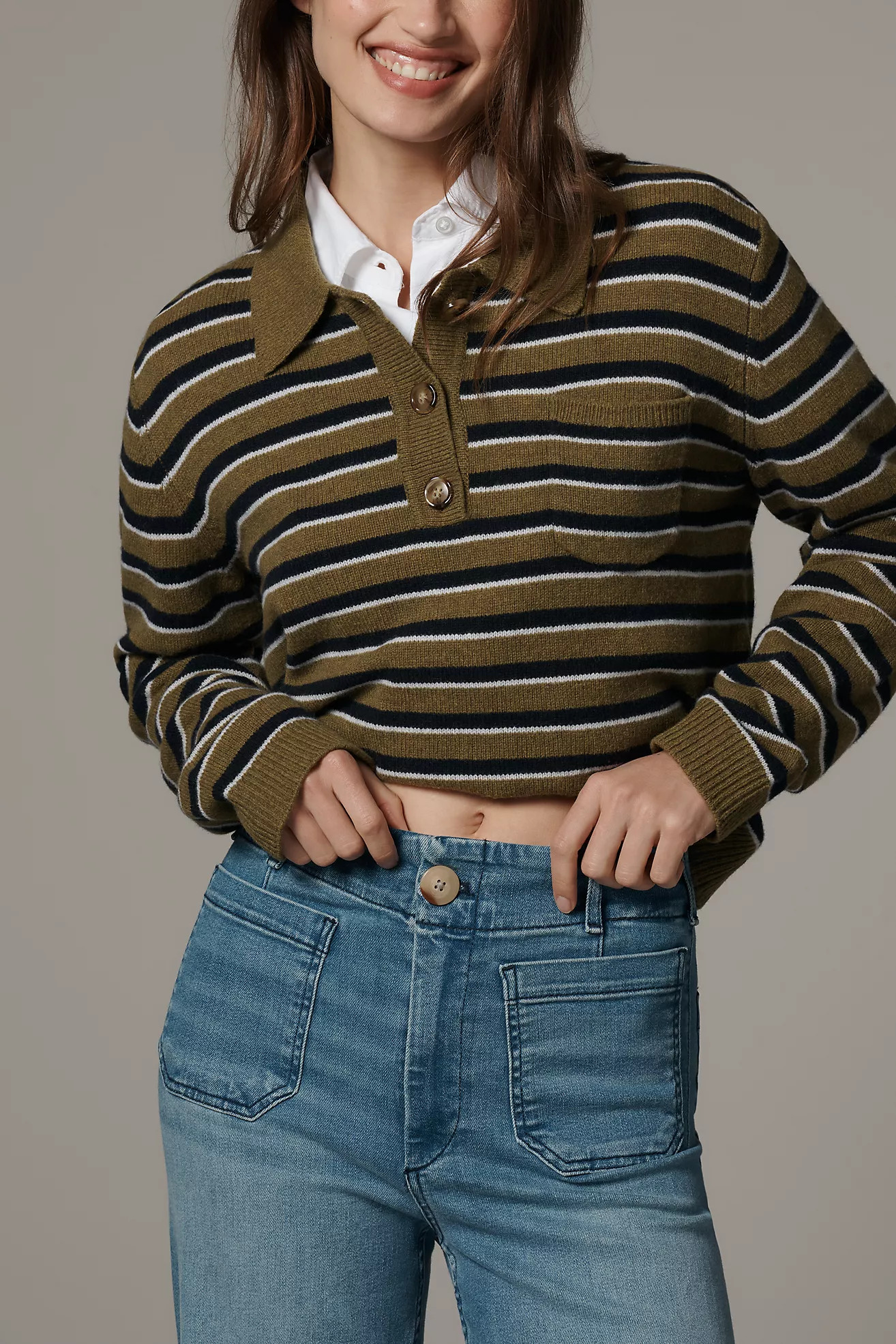 The Colette Full-Length Wide-Leg Jeans by Maeve | Anthropologie (US)