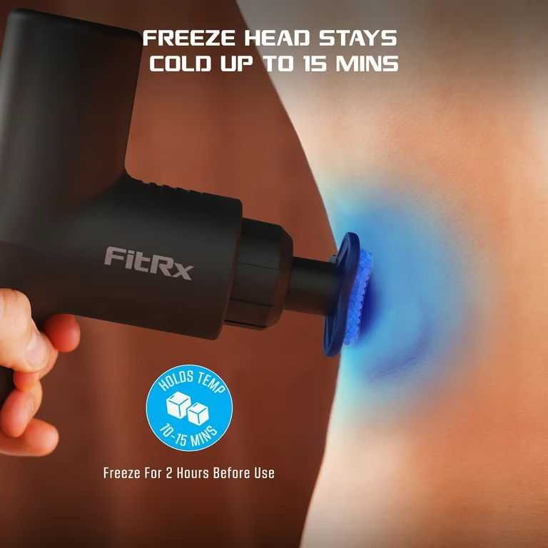FitRx Muscle Massage Gun - Handheld Deep Tissue Percussion Massager with Multiple Speeds and Swap... | Walmart (US)