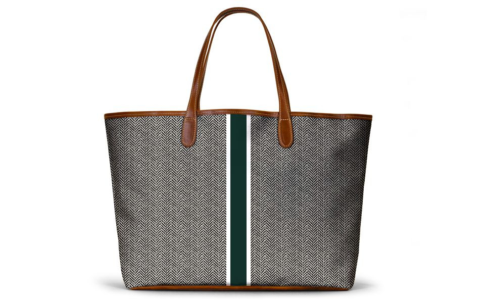 St. Anne Tote - Monogram Stripe | Barrington Gifts