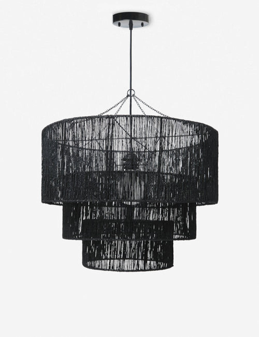 Chavette Chandelier, Black | Lulu and Georgia 