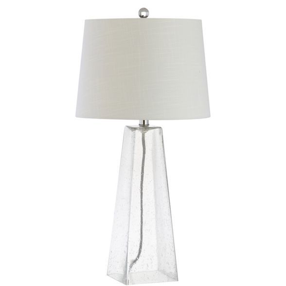 28.5" Dylan Glass LED Table Lamp Clear (Includes Energy Efficient Light Bulb) - JONATHAN Y | Target