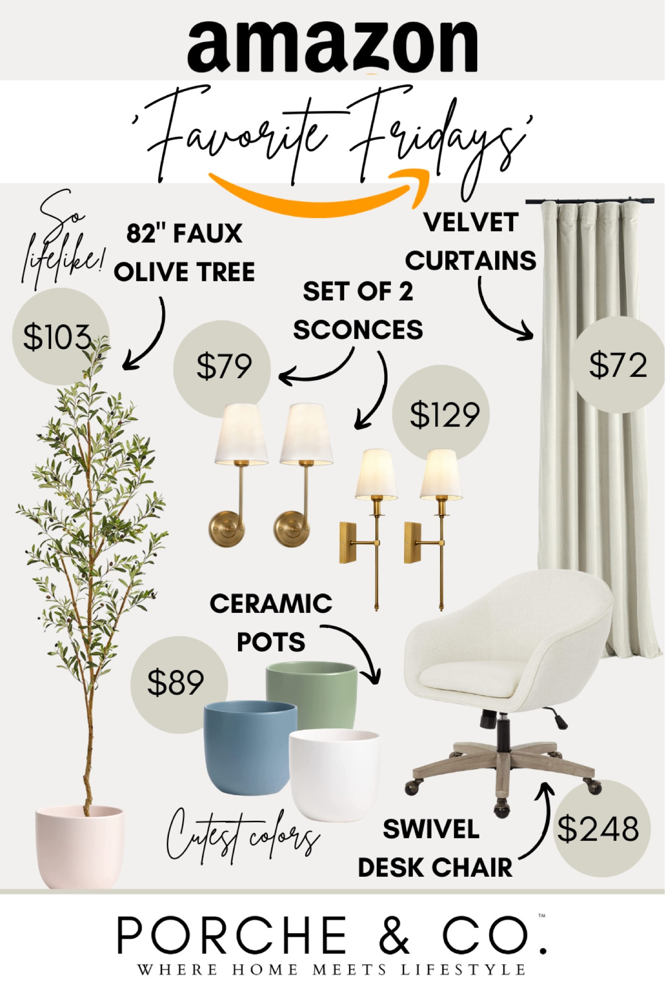 Amazon Favorites for kid’s bedrooms - faux olive tree, velvet curtains, swivel neutral wood linen desk chair, brass wall sconces and ceramic pots planters 🤍 #amazonfinds #amazonstyle #amazon // Amazon Favorite Fridays 

#LTKsalealert #LTKhome #LTKkids