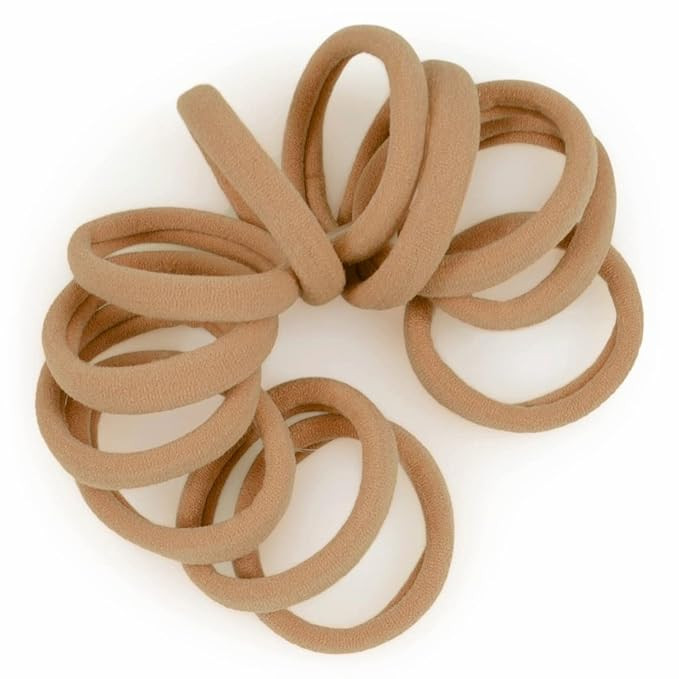 Cyndibands Seamless Hair Ties - Medium Blonde - Gentle Hair Ties No Damage, Standard Size 1.5 Inc... | Amazon (US)