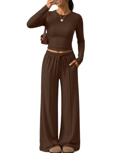 Trendy Queen Women's 2 Piece Fall Lounge Sets 2026 Designed with Pintuck | Amazon (US)