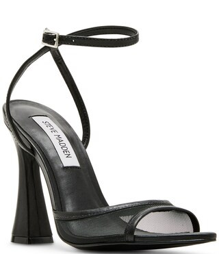 Beki-M Mesh Sculptural Heel Dress Sandals | Dillard's