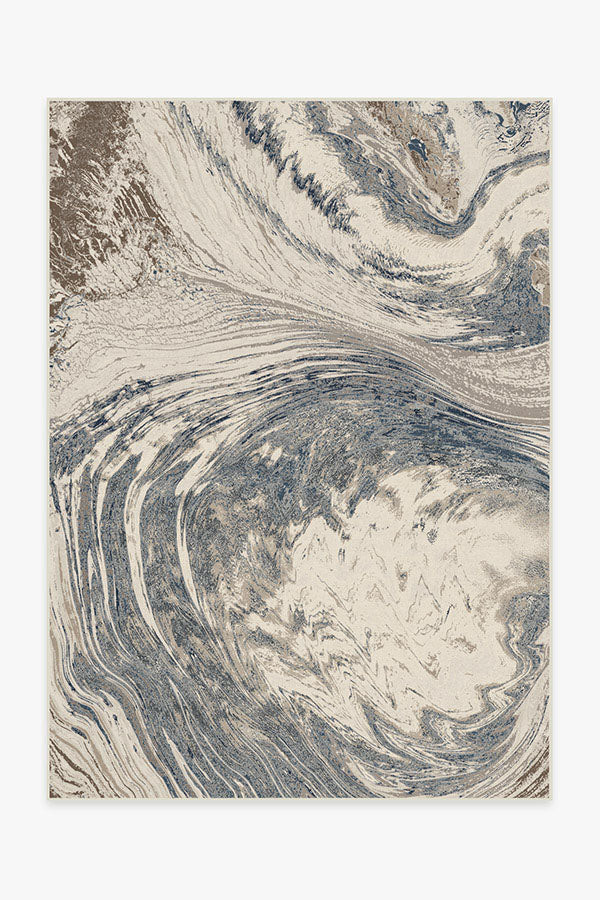 Malaspina Dusk Blue Rug | Ruggable