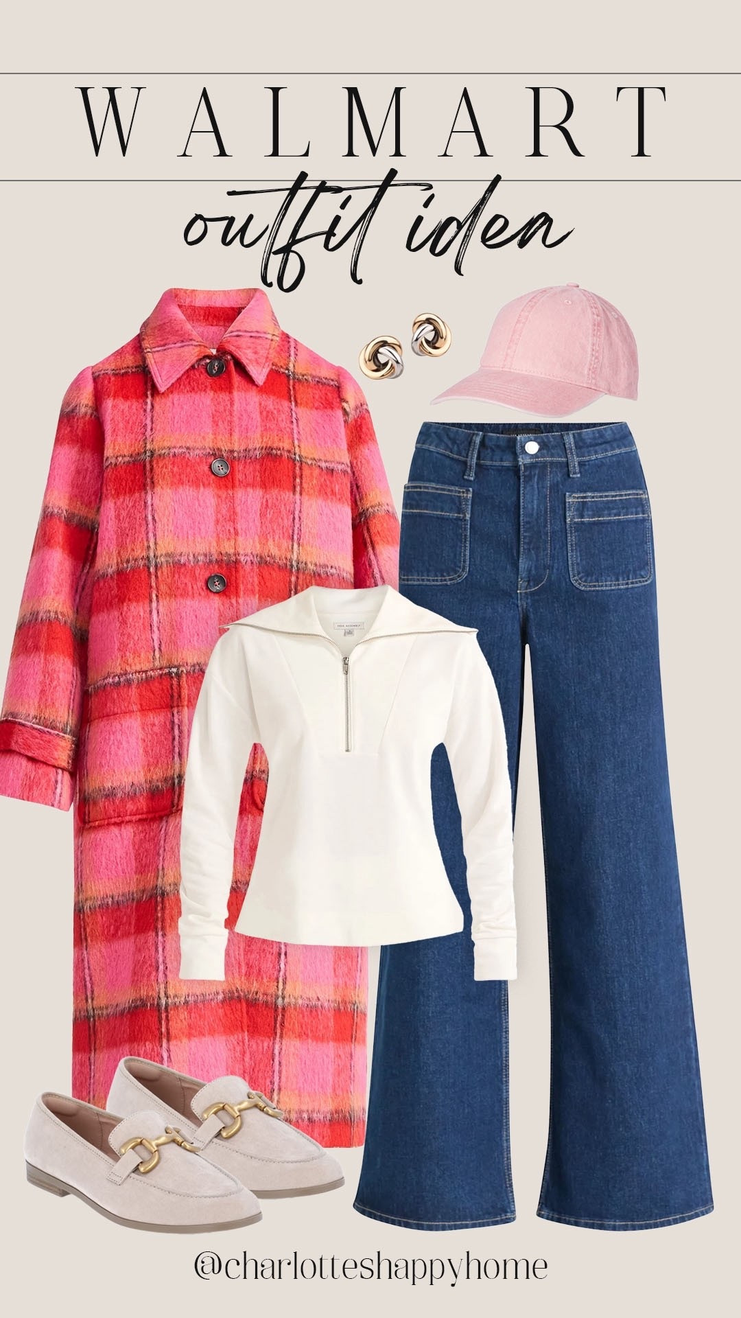 Casual, comfy cute fall and winter outfit! The perfect Christmas shopping outfit!

#walmartfashion

Walmart finds. Walmart fashion. Walmart fall outfit idea. Walmart holiday outfit idea. Walmart plaid coat. Walmart casual outfit. Black Friday shopping outfit  

#LTKHoliday #LTKFindsUnder100 #LTKStyleTip