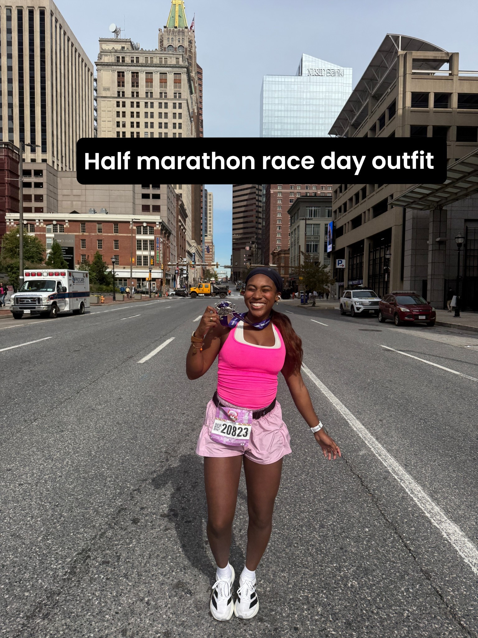 Half marathon race day outfit 💕

#LTKActive