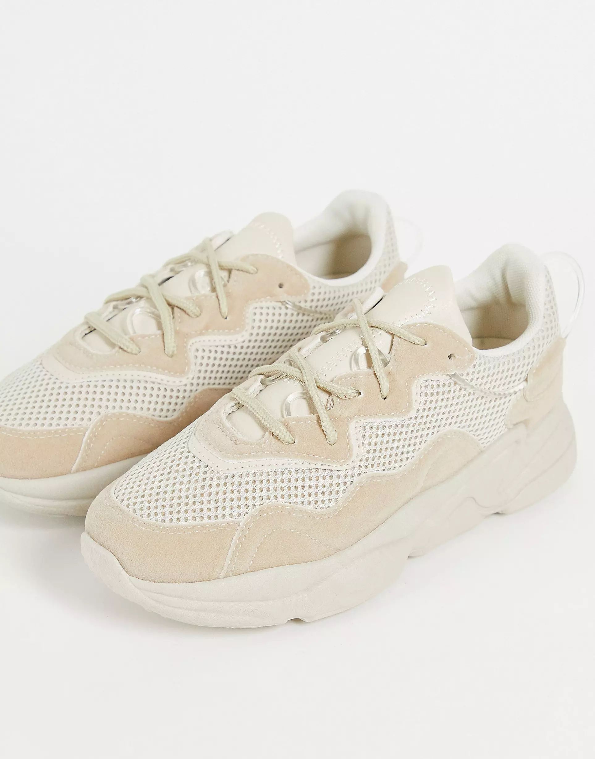 Truffle Collection chunky runner sneakers in sand | ASOS (Global)