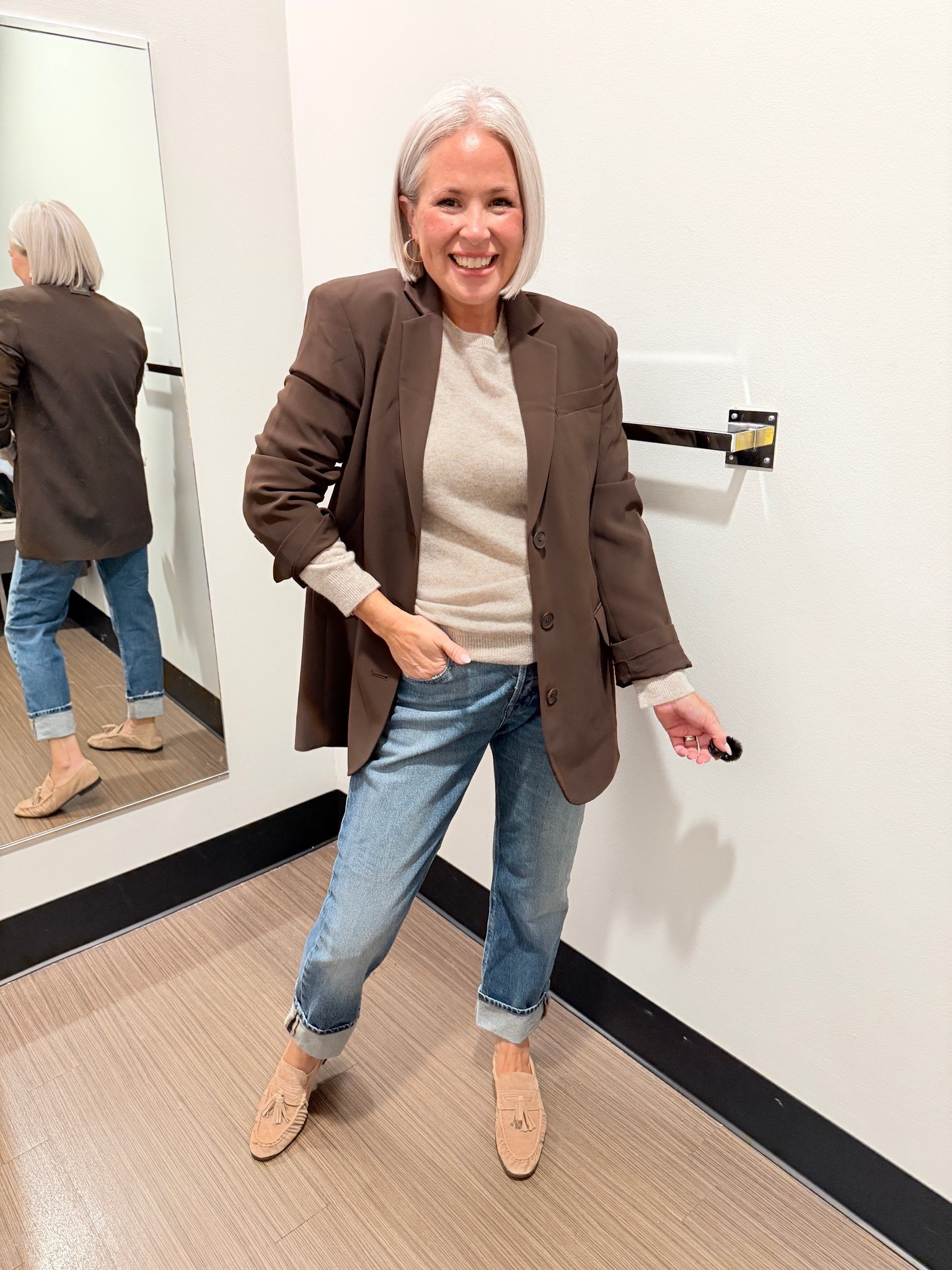 Fall outfit inspo! 
trendy fall chic outfit, mom life, fashion over 50, over 40 fashion, fall fashion, what to wear, outfit inspo, fall style, Macys