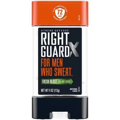 Right Guard Xtreme Defense Gel Antiperspirant & Deodorant - Fresh Blast - 4oz | Target
