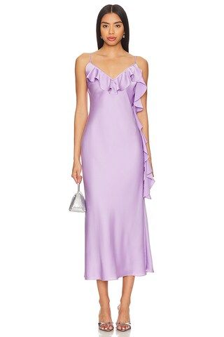Katie May Adrienne Dress in Whisper Lilac from Revolve.com | Revolve Clothing (Global)