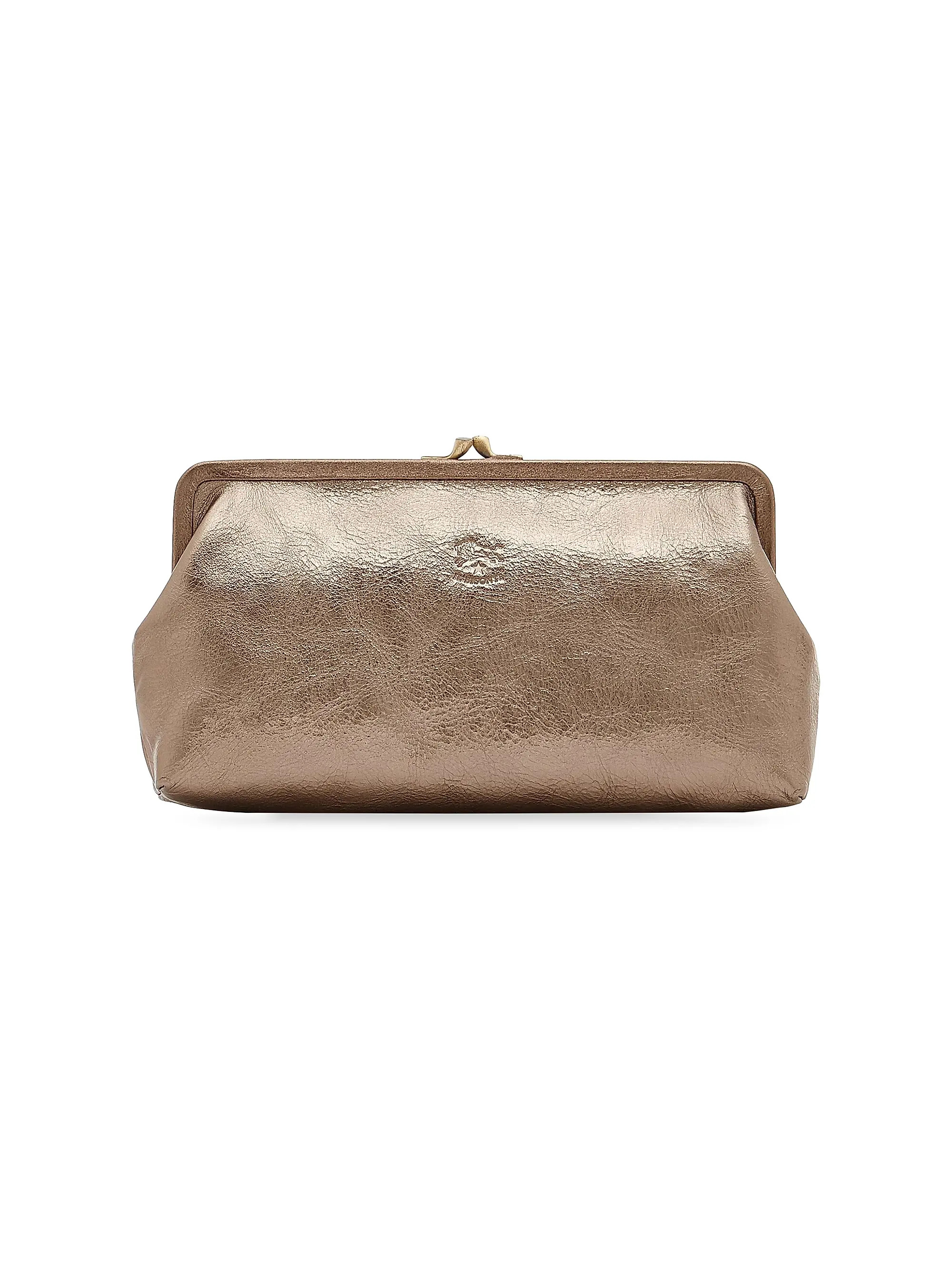 Metallic Leather Clutch | Saks Fifth Avenue