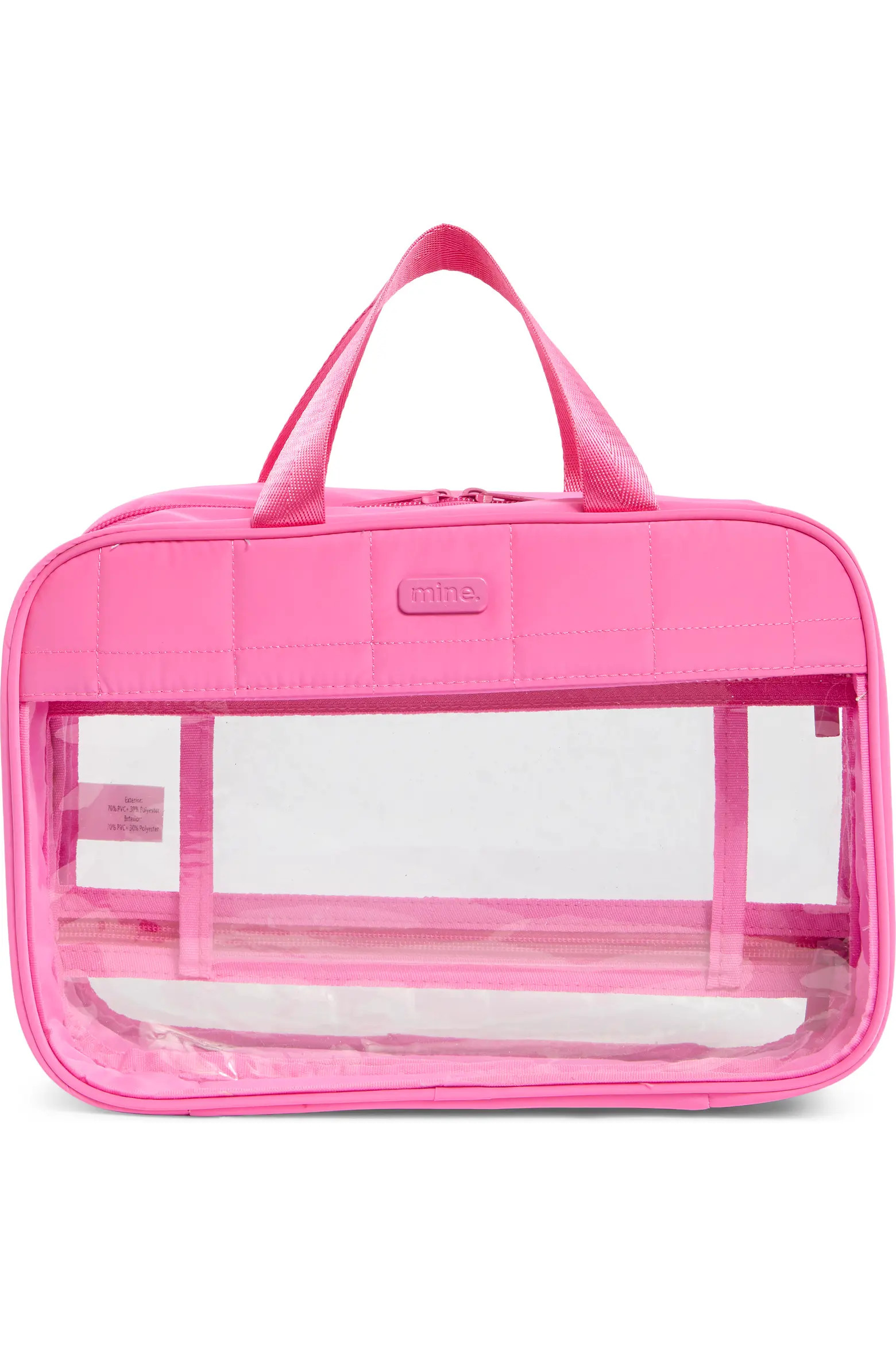 Box Quilted Clear Toiletry Case (Women) | Nordstromrack | Nordstrom Rack