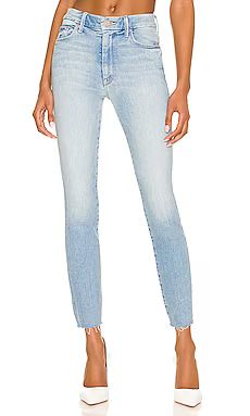 MOTHER High Waisted Looker Ankle Fray in Au Revoir from Revolve.com | Revolve Clothing (Global)