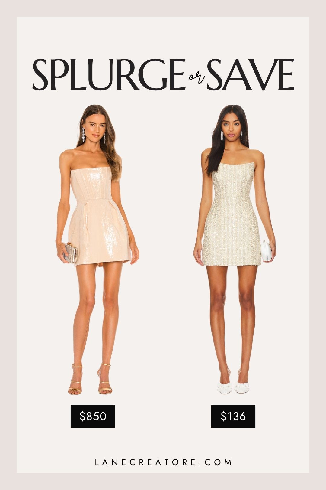 Bronx and Banco Dress Dupe…Splurge or Save?✨
.
.
.
Tags: bronx and banco dress dupe. bronx and banco maraya dress dupe. bronx and banco corset dress dupe. sequin corset mini dress. ivory strapless party dress dupe. bronx and banco mini dress lookalike. pearl embellished bridal dress dupe. line & dot pearl dress dupe. designer strapless mini dupe. sparkly white cocktail dress. 

 

#LTKParties #LTKStyleTip